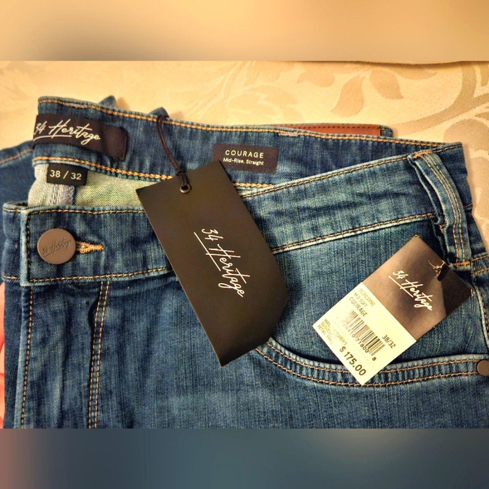 Mens 38/32 "34Heritage" Jeans Denim ultra comfortable